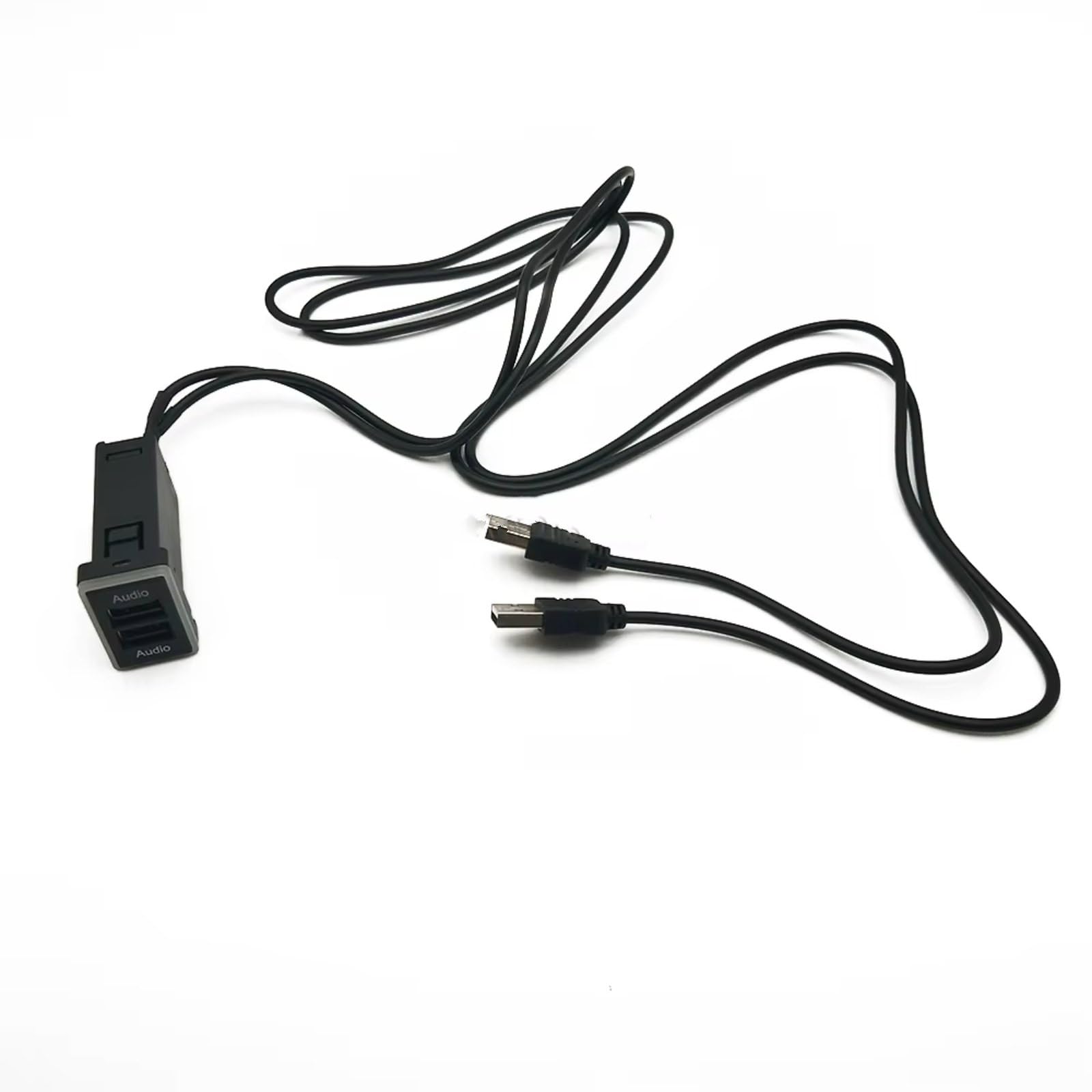 Compatible Avec Toyota Pour Camry Pour Prius Pour Corolla Double Adaptateur Port USB Audio U-Disk Flash Socket 12V 24V Étanche Haute Vitesse Interface USB AUX voiture