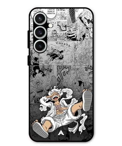 Image of Premium Anime 2 Case for Samsung Galaxy S23 Fe (Glossy Finish) Soft-Touch Metal TPU Back Cover, Shockproof, Designer, Aesthetic Mobile Phone Case