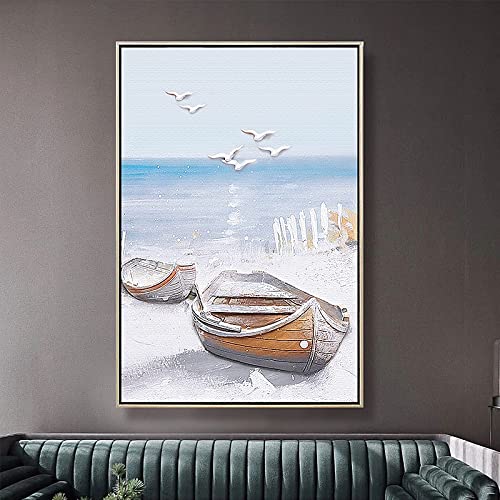 Peinture diamant 5D bateau pour illuminer la décoration de votre salon