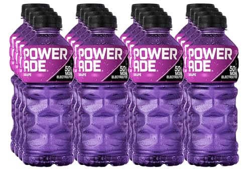 Image of POWERADE Sports Drink Grape, 20 Ounce, Can (Pack of 24)