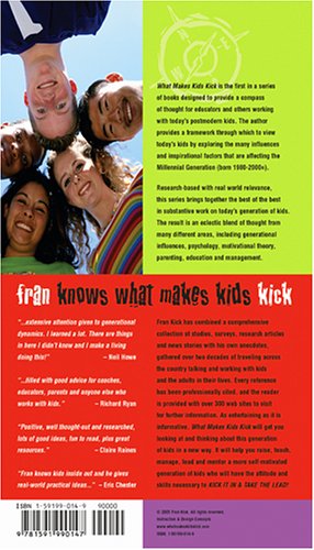 What Makes Kids KICK: Inspiring the Millennial Generation to KICK IT IN