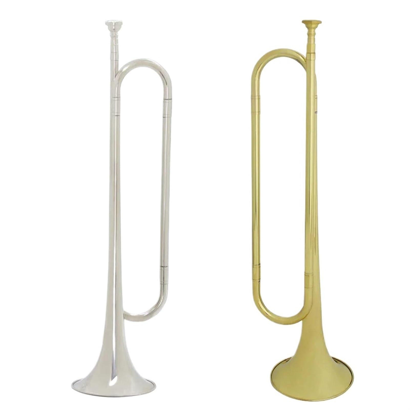 Trompeta Trompeta De Metal Instrumento De Viento Metal Profesional Instrumento Musical De Interpretación Profesional(Silver)