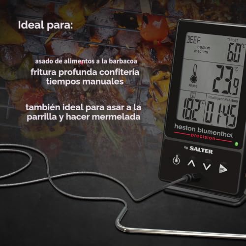 Termómetro digital Salter Heston Blumenthal con sonda de 14.5 cm de precisión 5