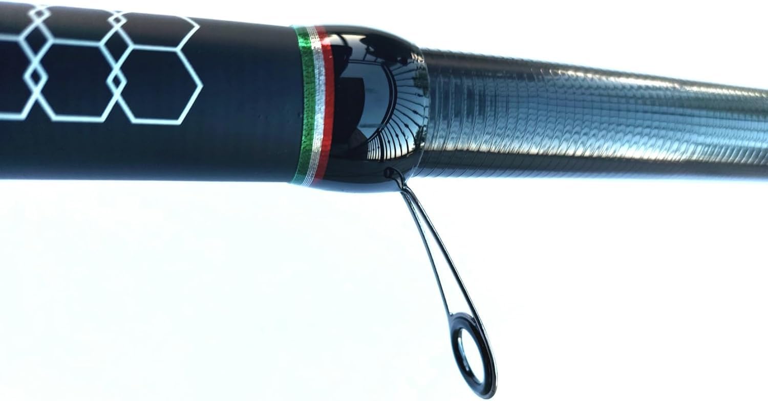 Canna Bolognese Competizione 6 Metri Azione Punta Pesca Mare Spigola Pegaso