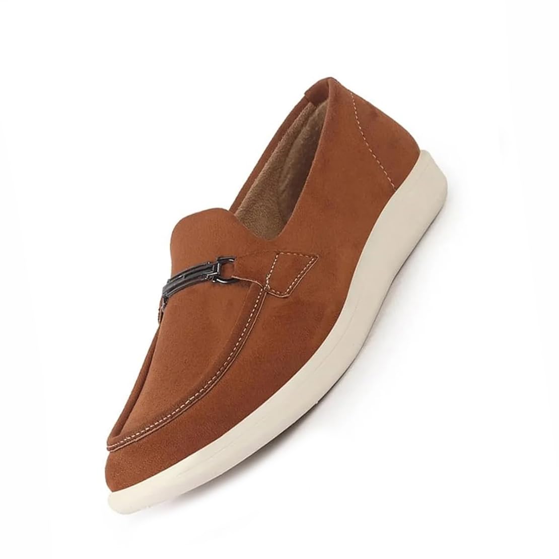 fausto Men Suede Pull-On Loafers-picture-39