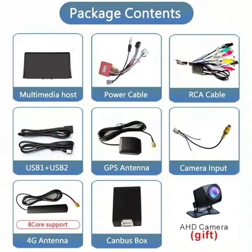 Radio coche con Bluetooth para Citroen Berlingo 2018-2021 Mirror Link Eq 7