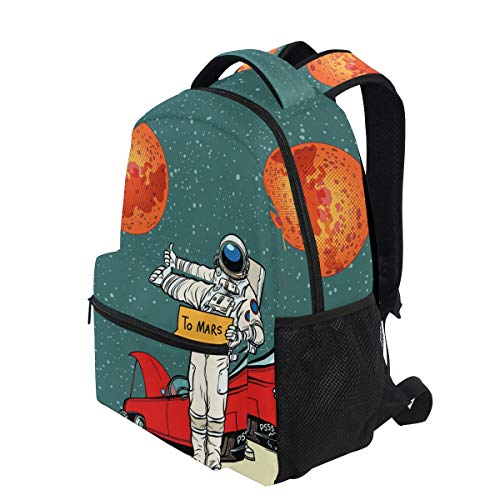 Alaza Pop Art Retro Astronaut Space Cartoon Large Backpack Personalized Laptop Ipad Tablet Travel School Bag With Multiple Pockets For Men Women College #TOP2