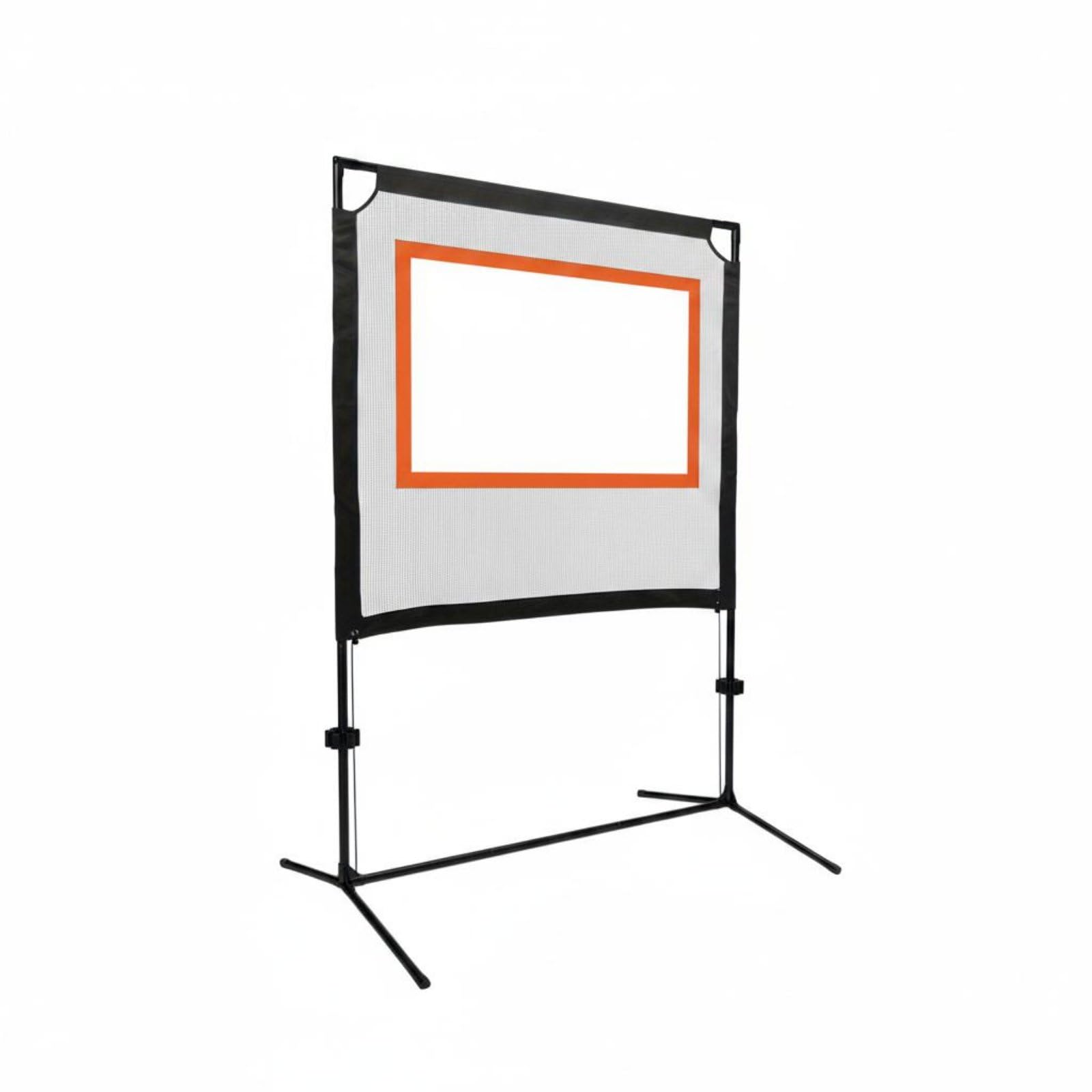 Easy Assembly Multi-Sport Pickleball Net Stable Triangular Structure Portable Shuttlecock Net Indoor Outdoor Use Carry Bag Included for Family, Kids, Backyard, Park, Beach, Orange Red-image-28