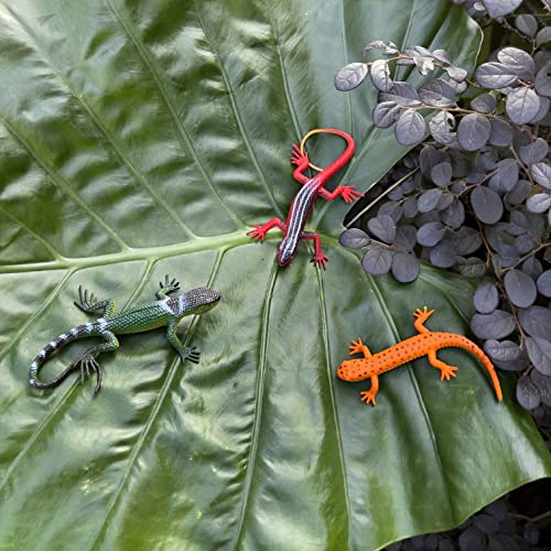NAKIMO Realistic Plastic Lizard Figure Set #TOP17