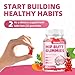 Jiaoming 60 Counts Hip Butt Gummies Women BBL Booty Bigger Fast,Buttocks Enhancer Body Firmer Curvy Growth Enhancement, Maca Extracts Natural Herbal Gummy Candy