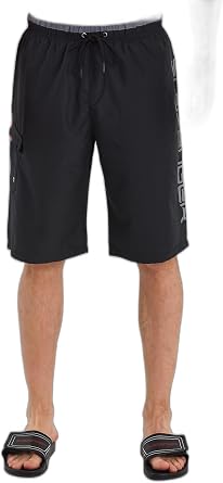 Slazenger RUNIST IN Erkek Cepli Deniz  ortu Siyah Mayo