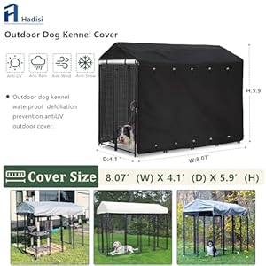 Outdoor-Dog-Kennel-Cover-Full-Coverage-Windproof-Anti-UV-807Dx41Wx59HWaterproof-Dog-Kennel-Cover-for-Multiple-Brands-of-Dog-KennelsCover-OnlyBlackPatent-Pending - Cucciolini Doodles   Outdoor-Dog-Kennel-Cover-Full-Coverage-Windproof-Anti-UV-807Dx41Wx59HWaterproof-Dog-Kennel-Cover-for-Multiple-Brands-of-Dog-KennelsCover-OnlyBlackPatent-Pending