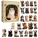 Everyday Festivity Extension: This 2025 cat ornaments countdown calendar combines decorative versatility with post-holiday practicality, serving as both a seasonal ornament and an everyday home accent that extends the joy of festive-memory integration into daily life through creative designs