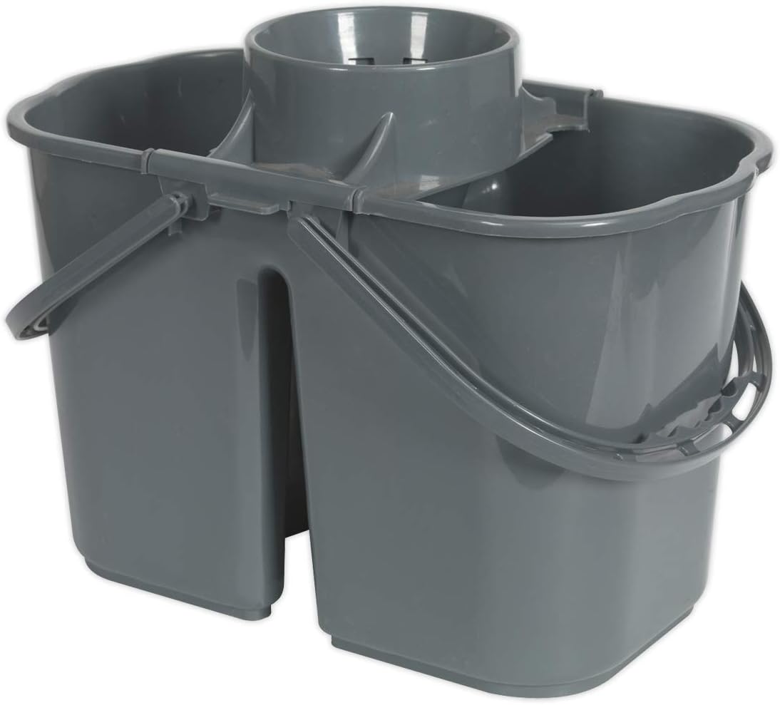 Sealey BM07 15ltr Mop Bucket - 2 Compartment