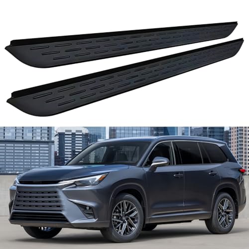 2PCS Estribos Laterales Negros para Lexus TX 350/500h/550h 2024-2026