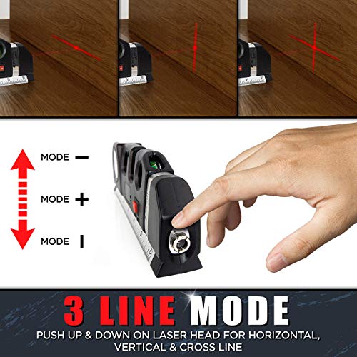 Laser stud finder compact avec écran rétroéclairé pratique