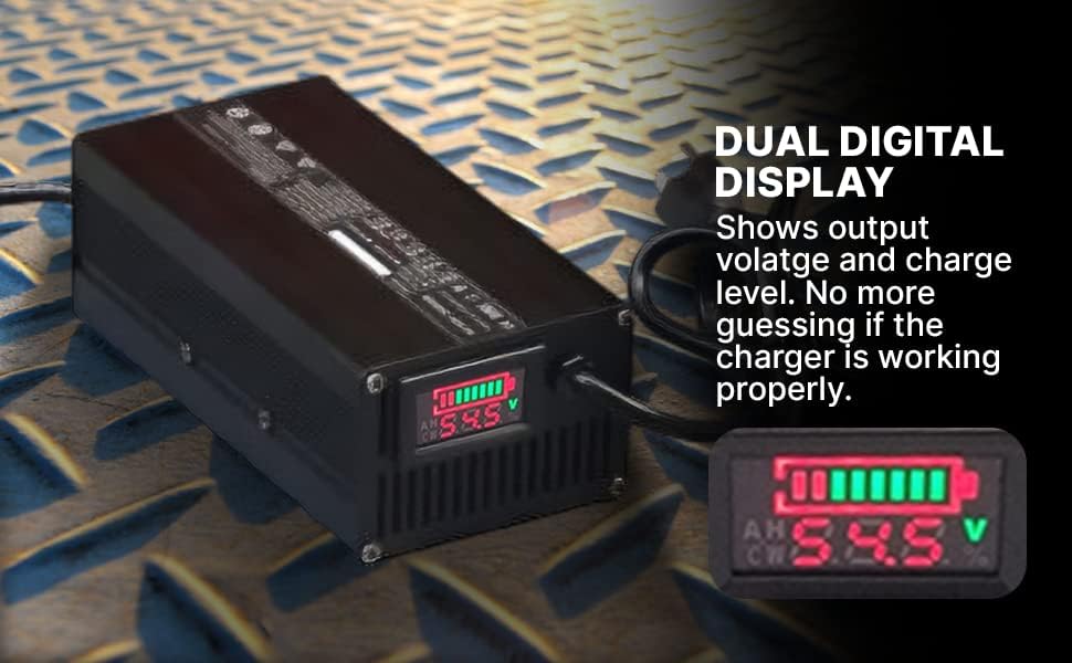 Miniatura 3 de Cargador de batería para carrito de golf Club Car con pantalla de 48 voltios