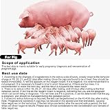 10 szt. pasek testowy na ciążę świni narzędzie do testowania wczesnego wykrywania ciąży zaopatrzenie w zwierzęta gospodarskie dla krów test ciążowy siać testy ciążowe