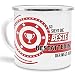 Produktbild Emaille-Tasse mit Spruch So Sieht die Beste Bestatterin der Welt aus - Beruf/Arbeit/Hobby/Edelstahl-Becher/Metall-Tasse/Kollegin