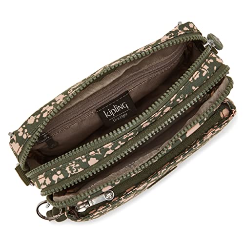 Image of Kipling Women's Abanu Medium Crossbody Bag, Lightweight, Adjustable Nylon Waist Pack with Multi-Compartment Zip Pockets