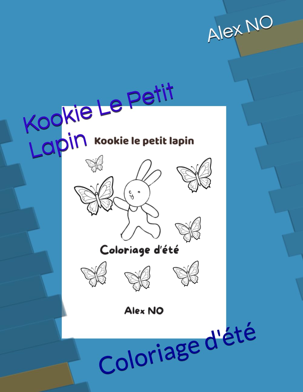 Kookie Le Petit Lapin: Coloriage d'été