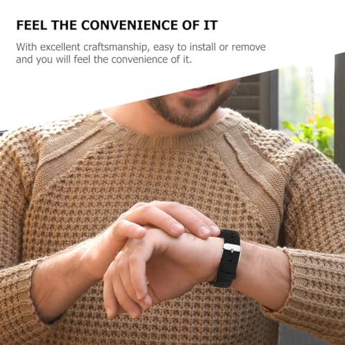 CHILDWEET 2pcs Silicone Watch Strap for Comfortable Wear-resistant Design Easy Installation for Fashionable Daily Use3