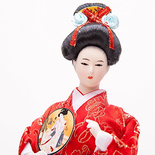 Muñeca oriental japonesa Geisha 9 pulgadas miniatura 3