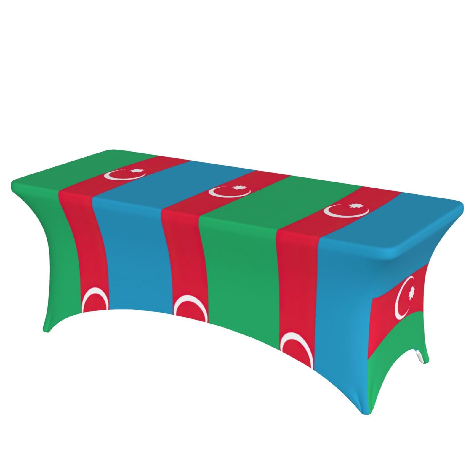 Nappe de table extensible de banquet haut de gamme motif Azerbaïdjan
