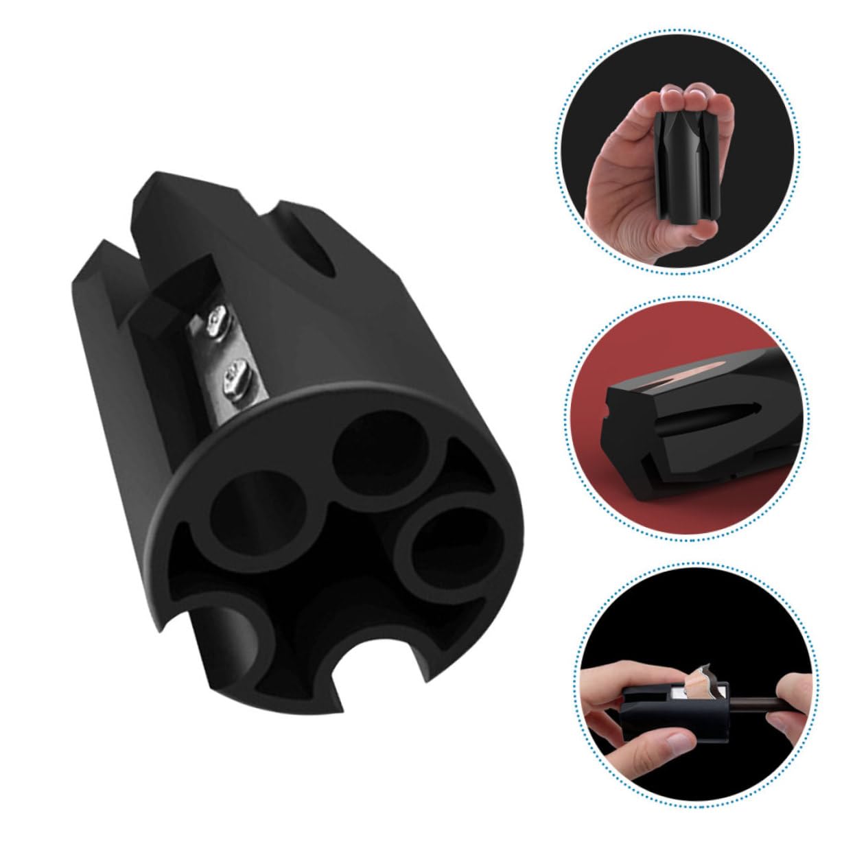 Ipetboom 5pezzi Temperamatite Per Matite Per Sopracciglia Con Design Pratico Accessorio Per Trucco e Leggero Per Estetiste e Uso Quotidiano
