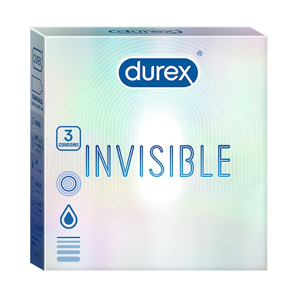 Durex Invisible Super Ultra Thin Condoms for Men – 3s
