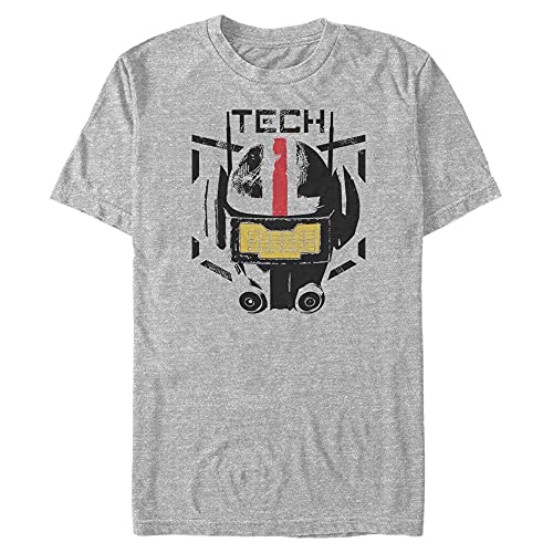 T-shirt Star Wars Tech Bad Batch grande taille pour homme en coloris gris chiné athlétique