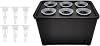 Hydroponics Growing System Kit,6-Holes Germination System,Soilless Cultivation Box | for Vegetables Flowers Fruits Indoor Outdoor Garden Greenhouse Farm Backyard Windowsill Balcony