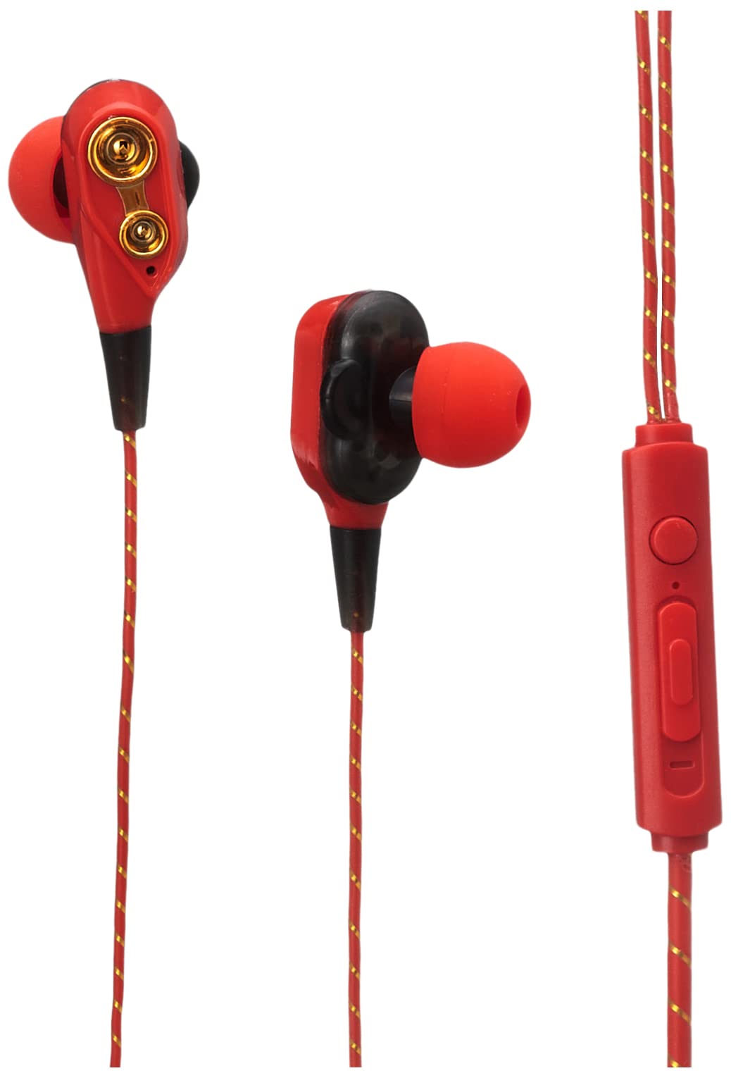 Tacson 4DBASE Wired in Ear Earphone with Mic(Red) (B0BGLKK3K2) Amazon Price History, Amazon Price Tracker