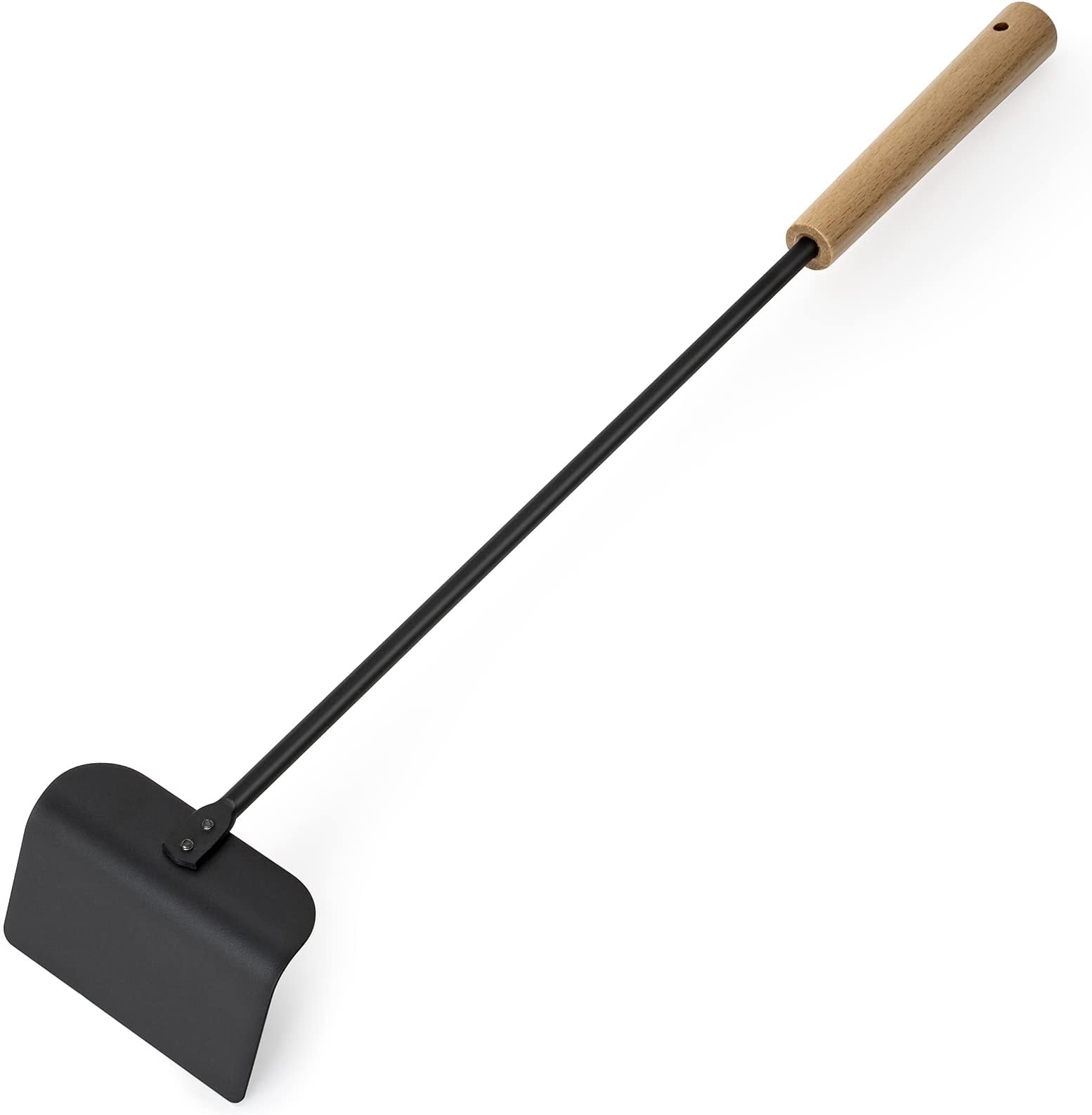 Onlyfire BBQ Charcoal Rake, 21 Inch Charcoal Ash Tool for Grill Ash Removal, Heavy Duty Heat-Resistant Wood Handle Fire Pit Grill Ash Removal Rake for BBQ, Smokers, Pizza Oven & Kamado Grills