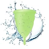 Blossom Large Green Menstrual Cup in Reusable Menstrual Cups (Large, Green)