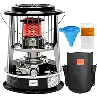 Amazon | 石油ストーブ 対流型小型灯油ストーブ 緊急消火装置 キャンプ