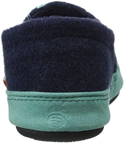 Acorn unisex child Colby Gore Moc slippers, Navy Butterfly, 8-9 Toddler US | Image 2
