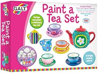 Galt Toys, Paint a Tea Set, Kids' Craft Kits, Ages 5 Years Plus