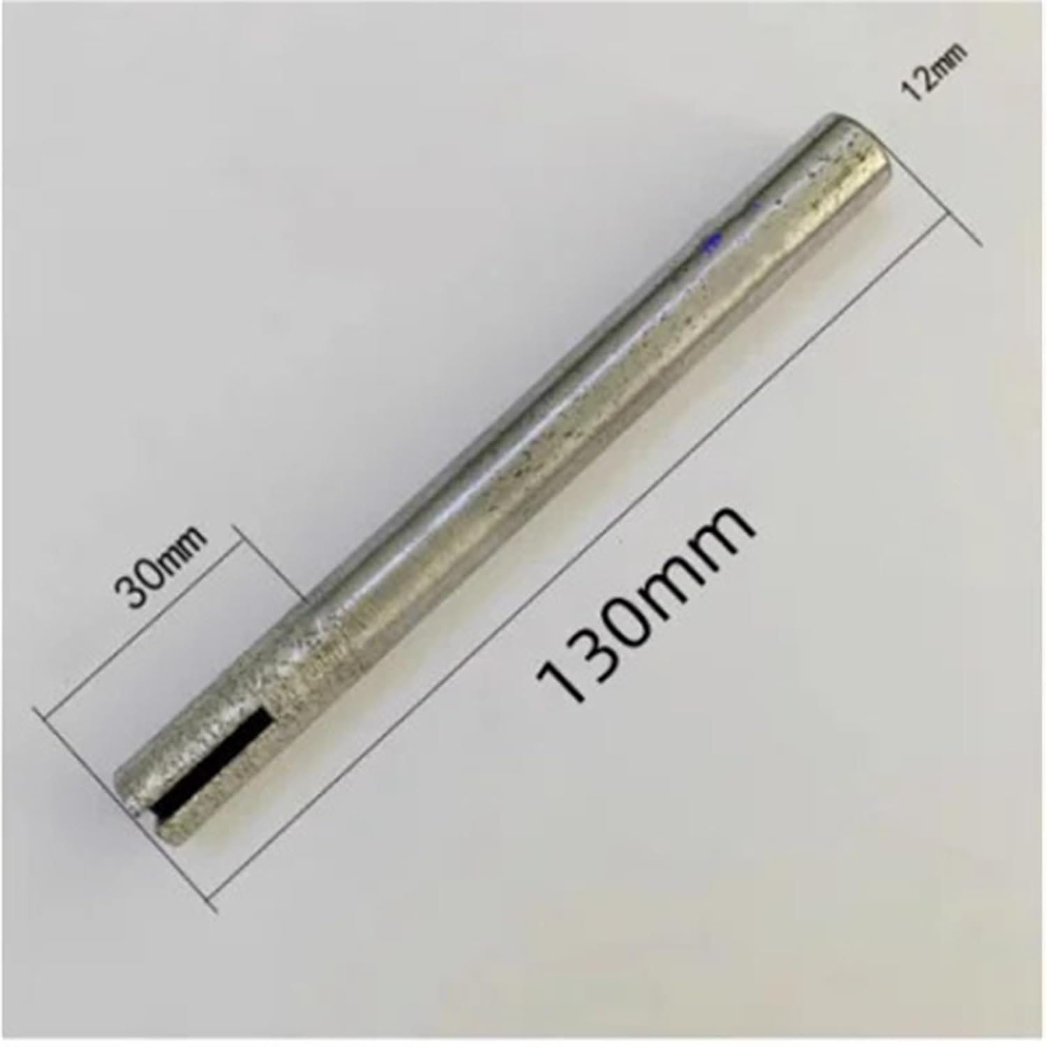 2pcs Sintered Stone Diamond Router Bit Ball Nose Flat Head Engraving Cutter end Mill(12-30-130)