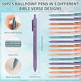 50 Sets Christian Gift Bulk Bible Verse Prayer Bookmarks Bible Verse Pens Emergency Numbers Bookmarks Religious Gift Inspirational Scripture Gifts Bible Verses Bookmark for Christian Party Favors - Image 3