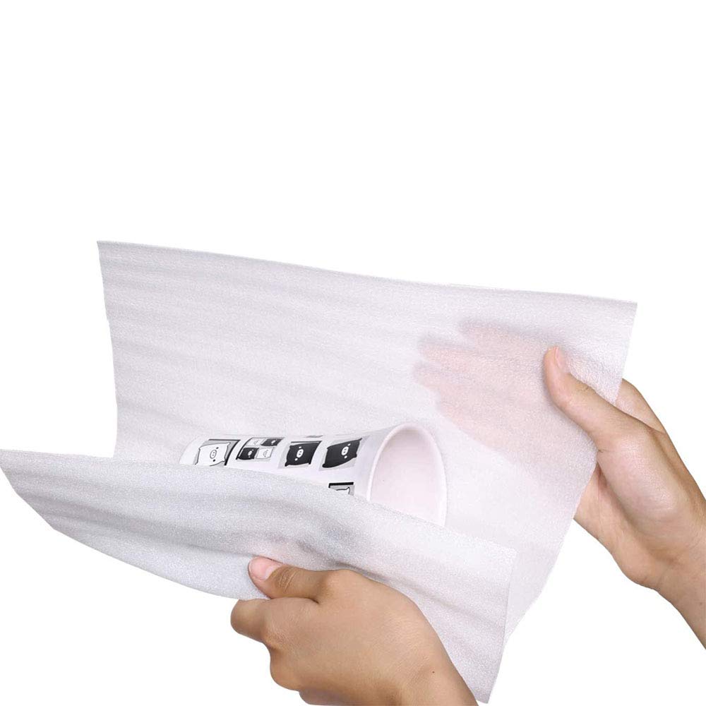 Bolsas de Embalaje de Espuma EPE Impermeable A Prueba Choques 50 Piezas para Vajilla Vasos Porcelana