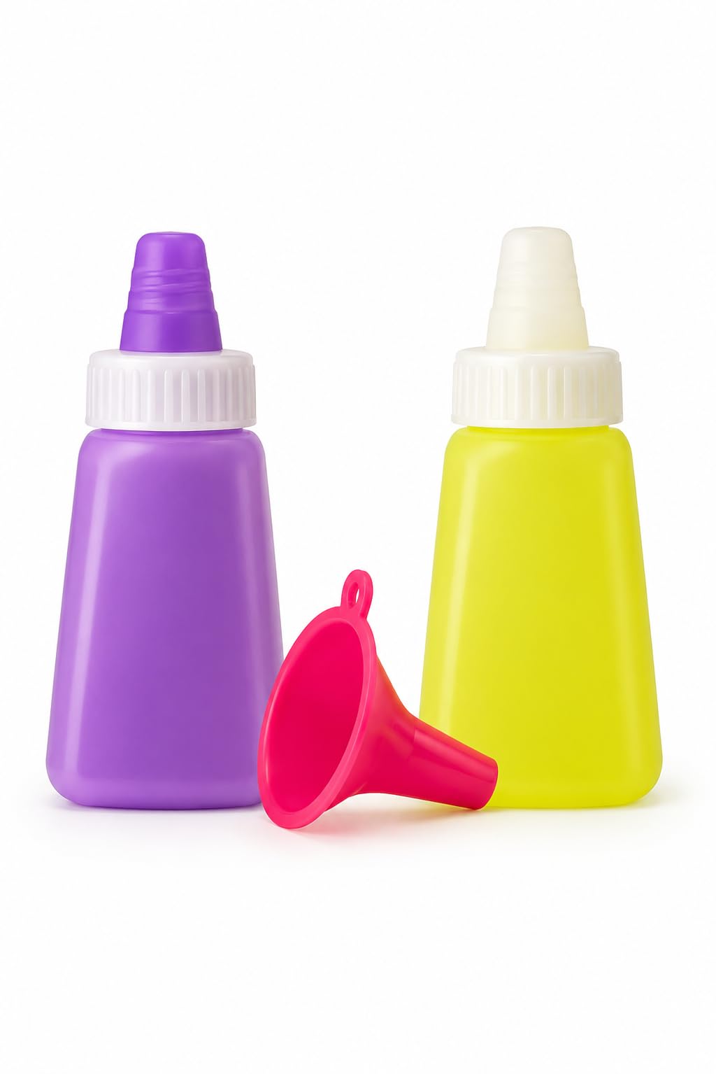 Mini Sauce Squeeze Bottles with Funnel, 100ml Refillable Plastic Set for Ketchup, Mayo & Salad Dressing, Pack of 2-image-11