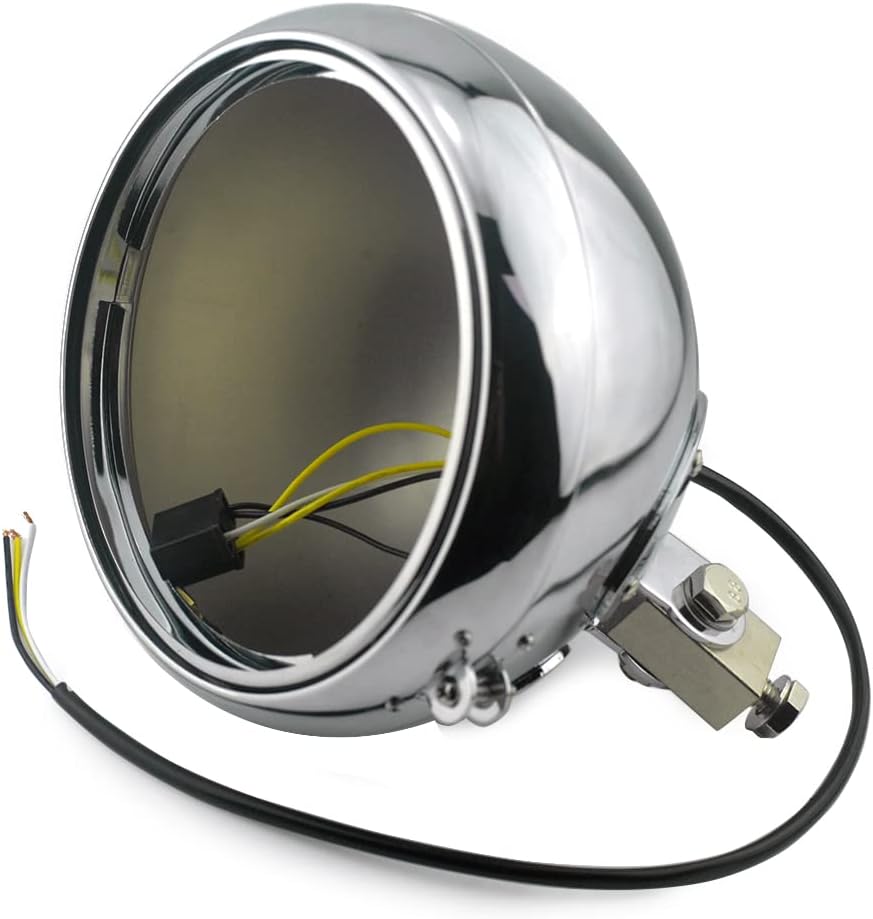 Boldness Motorcycle 7" Headlight Headlamp Light Bulb Bucket Mount Bottom Mounting Bracket For 7 inches Halogen LED Bulb
