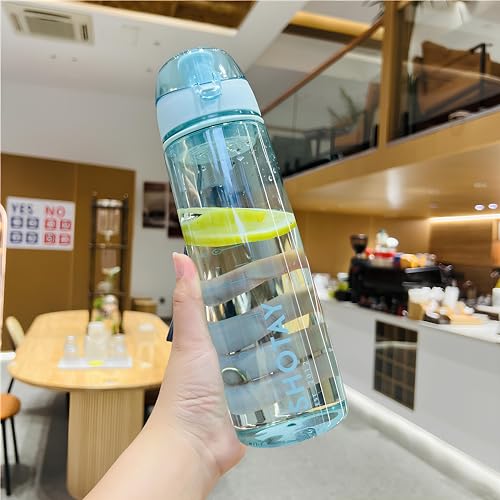 Image of THE VENTI SHOTAY COOL Unbreakable Water Bottle with Sipper BPA Free Tritian, Leak-Proof Water Bottle Ideal for Office, Sports, School, Gym (Blue -820ML)