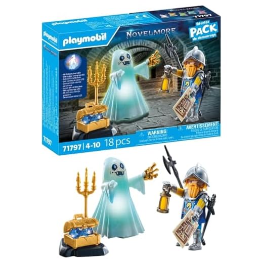 PLAYMOBIL | Novelmore | Schlossgespenst und Ritter | Spielzeug für Kinder ab 4 Jahren | 71797