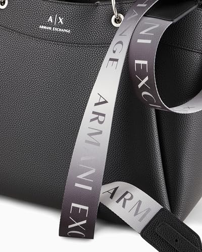 Image of Armani Exchange Women's Wave Shopping Large Bag