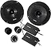 KICKER Speakers 6.5 inch for Chevrolet Colorado (Extended) 2015-2023 Upgrade Kit - Pair of CS Series with Adapters and Harness, Component 6 1/2 Car Audio Rear Door Speaker for Chevy CSS65, 46CSS654
