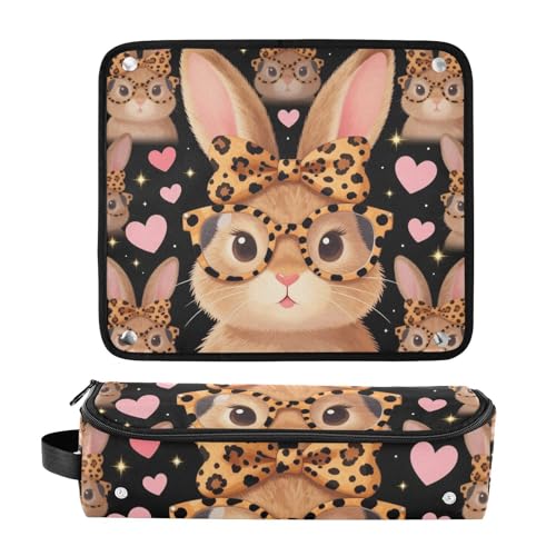 Estuche de viaje 2 en 1 para plancha y rizador de cabello miniatura 3