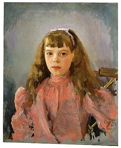 Affiches sur toile Serov Portrait Olga Alexandrovna 58 x 90 cm