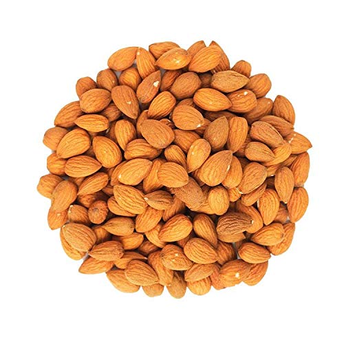 Miniatura 2 de Almendras orgánicas, puras crudas de grado superior, sabor completo, sin OMG, pequeño cultivado en granja, bocadillo saludable, bolsa de 10 onzas